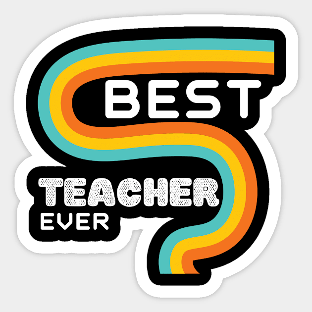 Best Teacher Ever Perfect Coach Gift Idea Sticker by wapix